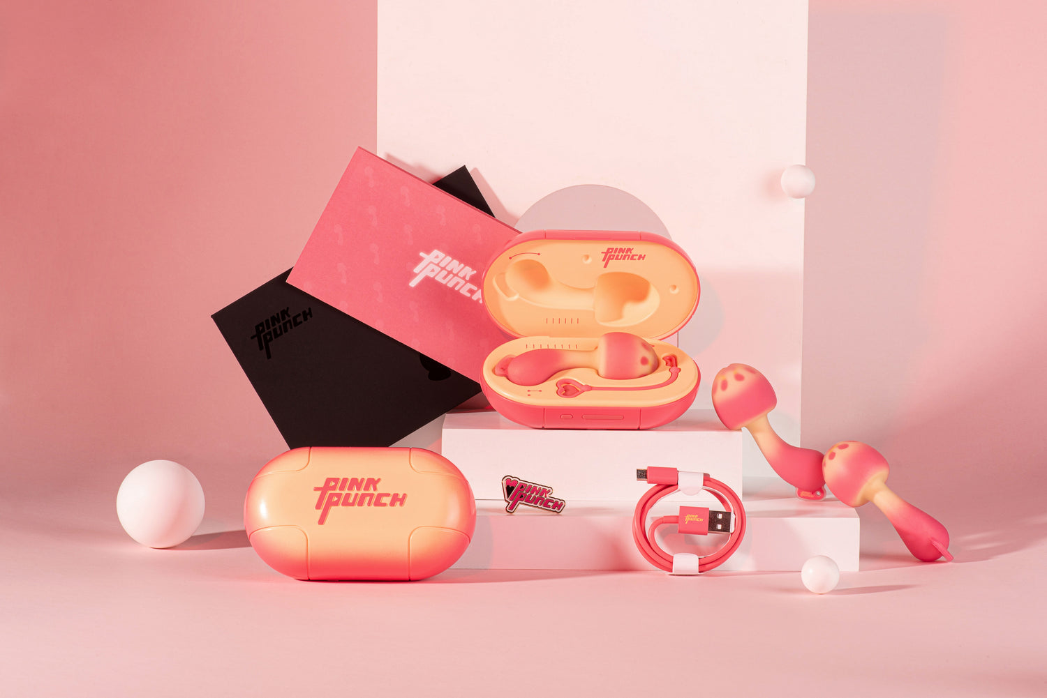 PinkPunch Sextoys Remote Control Vibrator Clit Sucking Vibrator